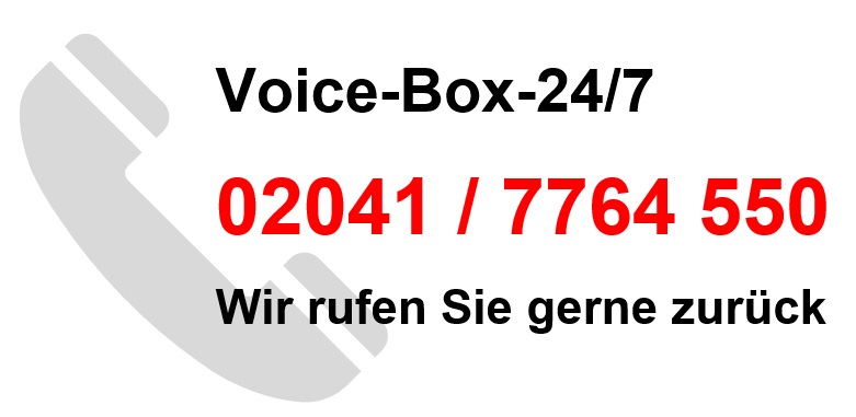Rückruf-Service 02041 7764 550 