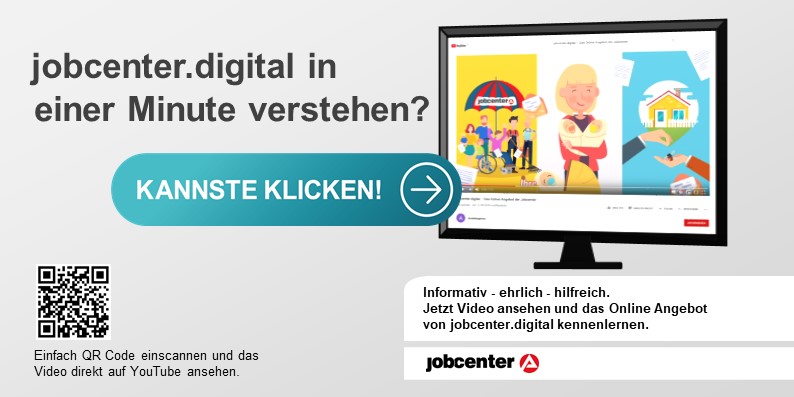 Youtube Flyer jobcenter.digital
