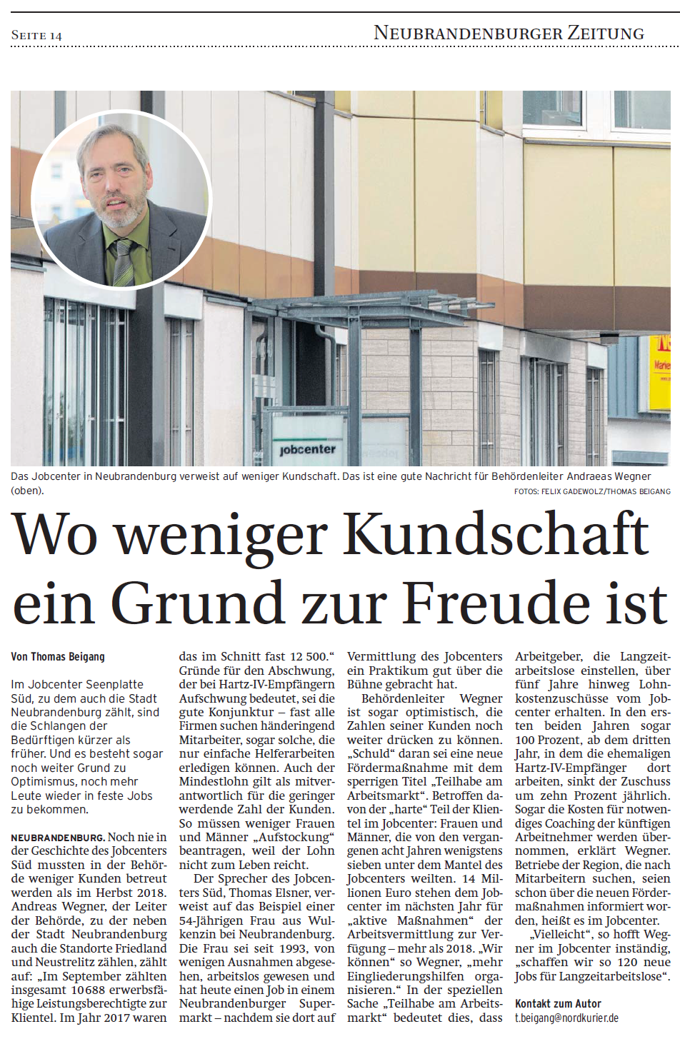 Artikel Nordkurier