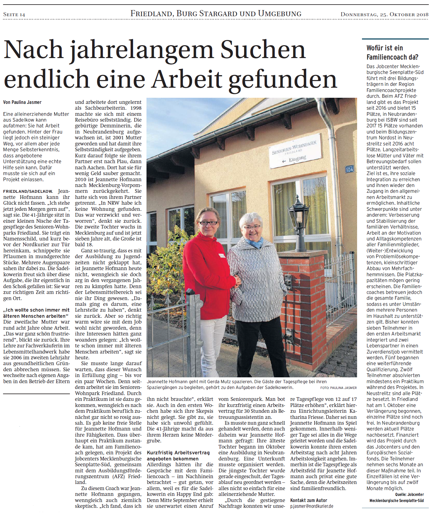 Artikel Nordkurier