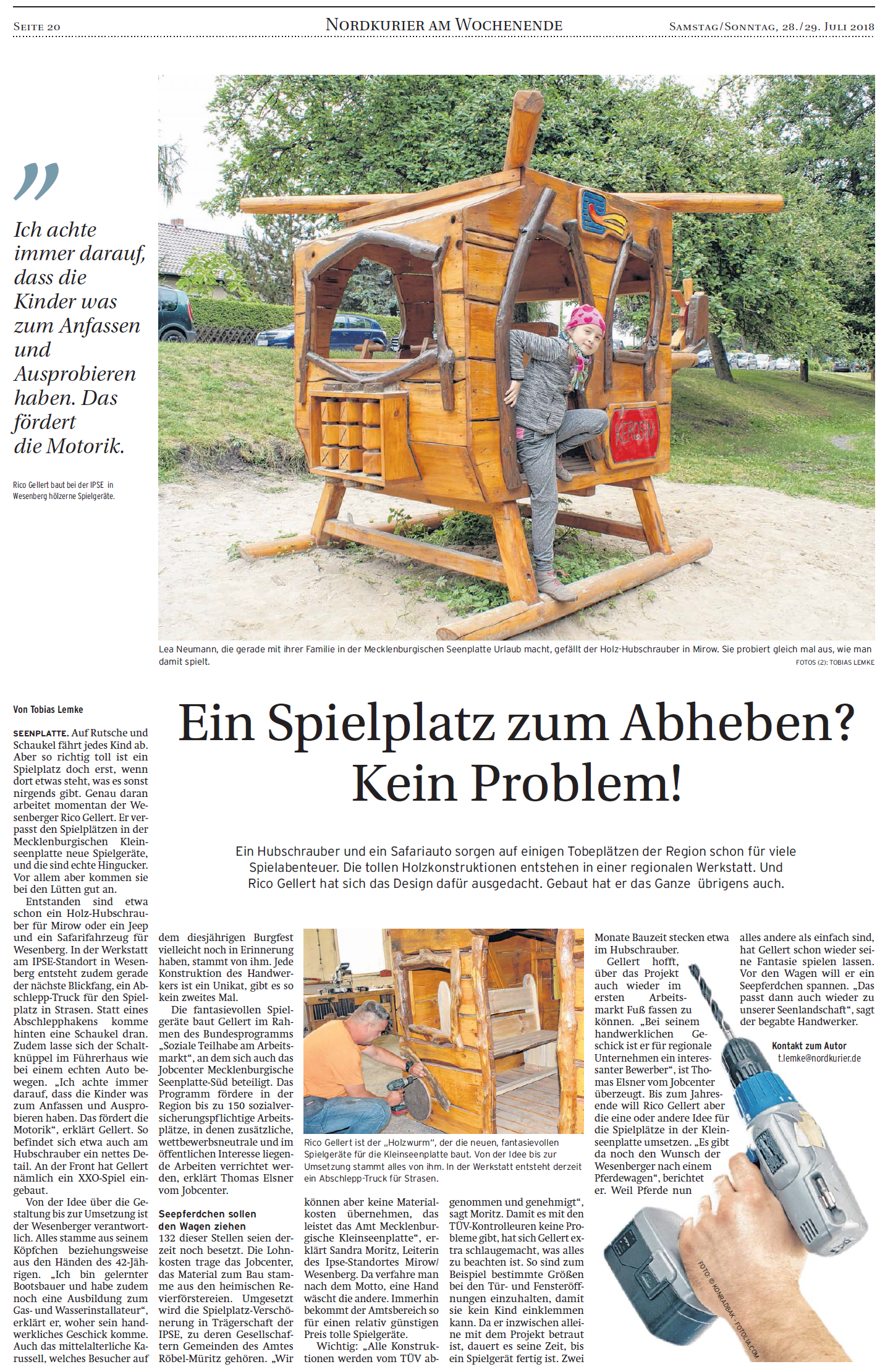 Artikel Nordkurier