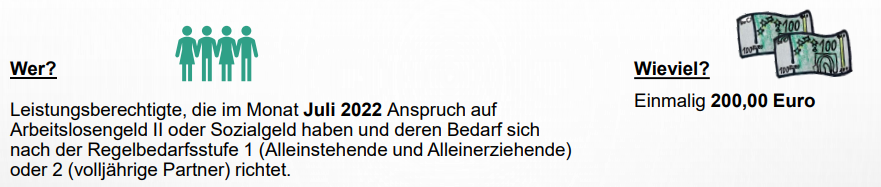 Einmalzahlung §73