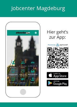 QR Code zum Download der Jobcenter App