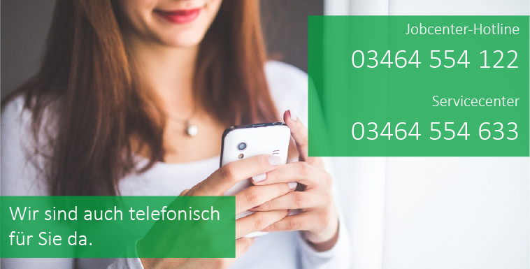 Wir sind telefonisch für Sie da.