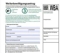 Weiterbewilligungsantrag