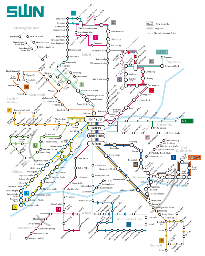 Bus-Netzplan