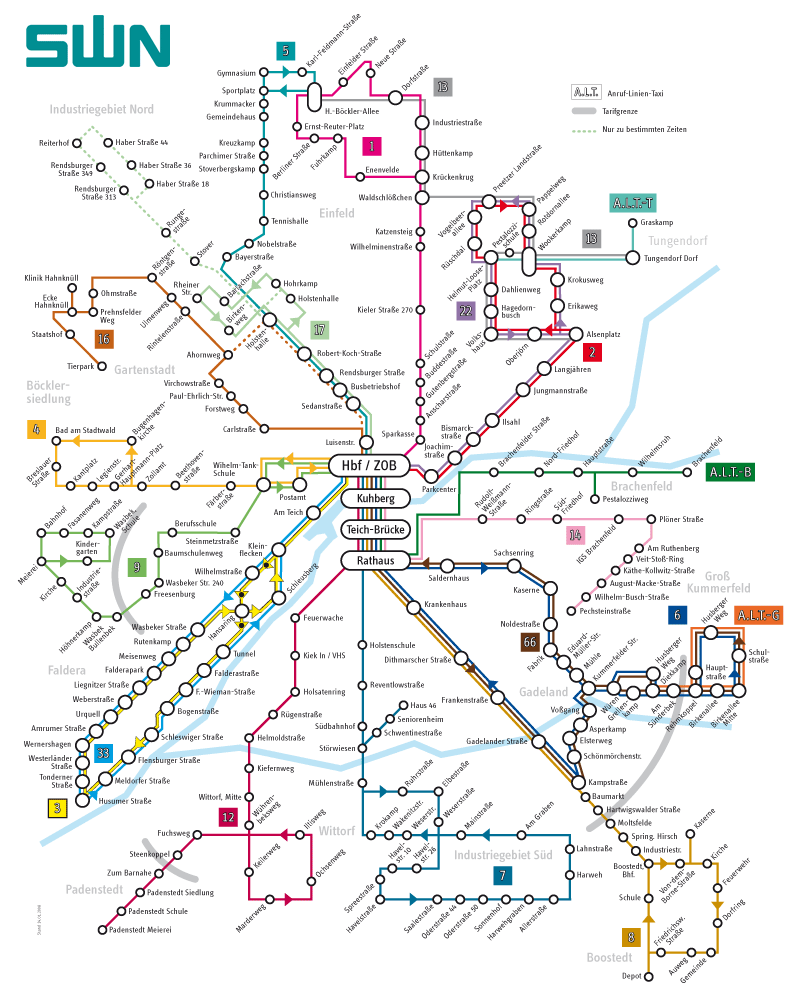 Bus-Netzplan Bus-Netzplan