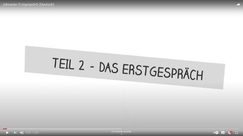 Das Erstgespräch im Jobcenter (Video)